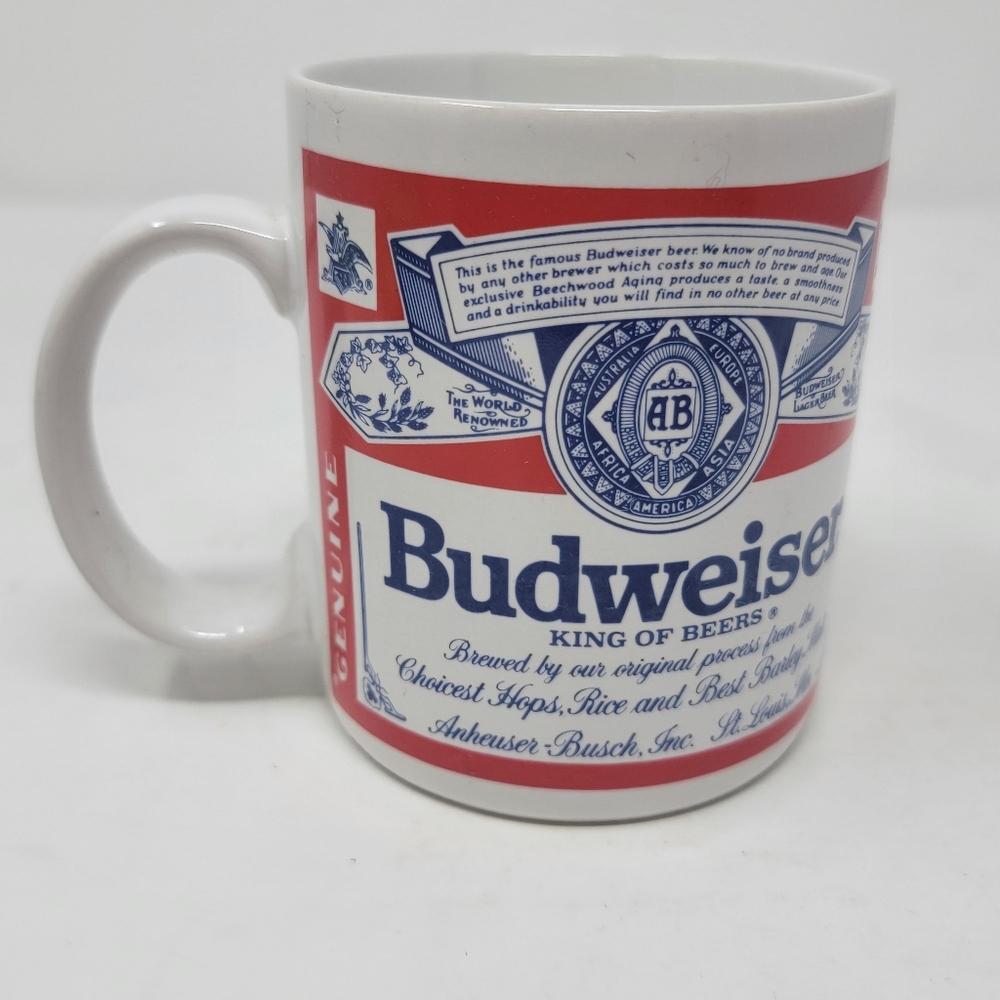 Rare Vintage Authentic Budweiser Mug Anheuser- Busch